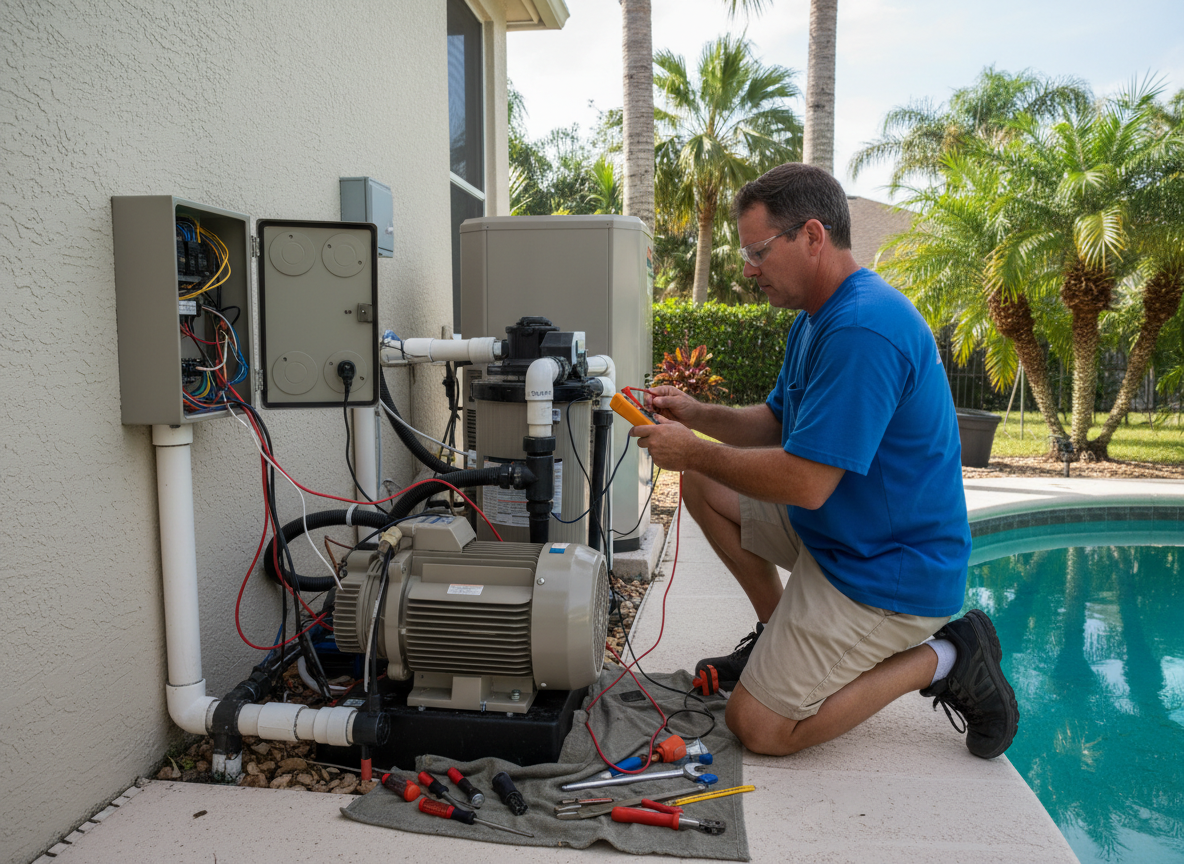 Pool Equipment Wiring Repair in Clermont, FL